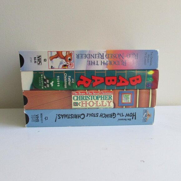 VHS Tapes - 4 Animated Christmas movies - Picture 9 of 10